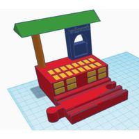Ahşap Thomas Tank Motor Tren İstasyonu ve Track, IKEA - 5136636