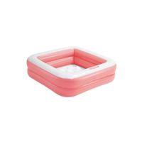 Mini Kare Havuz 86x86x25 cm-Yumuşak Tabanlı Bebek Havuzu-El Pompası