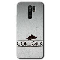 Xiaomi Redmi 9 Kılıf Baskılı Arka Kapak - Göktürk +Tam Ekran Koruyucu