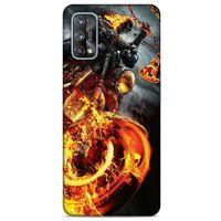 Realme 7 Pro Uyumlu Kılıf Motorsiklet (18) Telefon Kılıfları İskelet