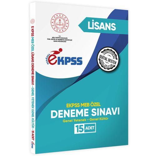 2025 MEB ÖZEL EKPSS Lisans 15li Deneme Fasikül Paketi (A4 Büyük Boyutlu Renkli Baskı)