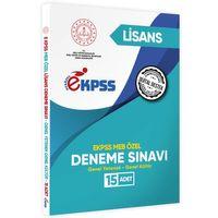 2025 MEB ÖZEL EKPSS Lisans 15li Deneme Fasikül Paketi (A4 Büyük Boyutlu Renkli Baskı)