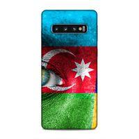 Samsung Galaxy S10 Uyumlu Kılıf Azarbaijan (42) Rugged Armor Kılıf Göz Bayrak