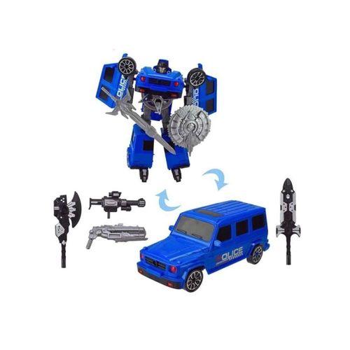 Eğitici Çocuk 5039 SUN-YFN-ROBOT TRANSFORMER POLICE-G/FAST FLAME 2R 2A