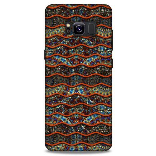 Samsung Galaxy S8 Kılıf Baskılı Özel Seri Taşlı (35) Fit Design Kılıf