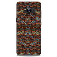 Samsung Galaxy S8 Kılıf Baskılı Özel Seri Taşlı (35) Fit Design Kılıf
