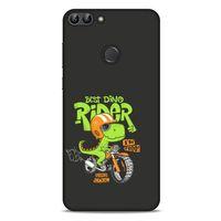 Animax Bisikletli Dinozor Huawei Psmart Kılıf Desenli Silikon