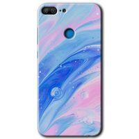 MRCİLETİSİM Honor 9 Lite Kılıf HD Desen Baskılı Arka Kapak + Temperli Cam - Art Design 38
