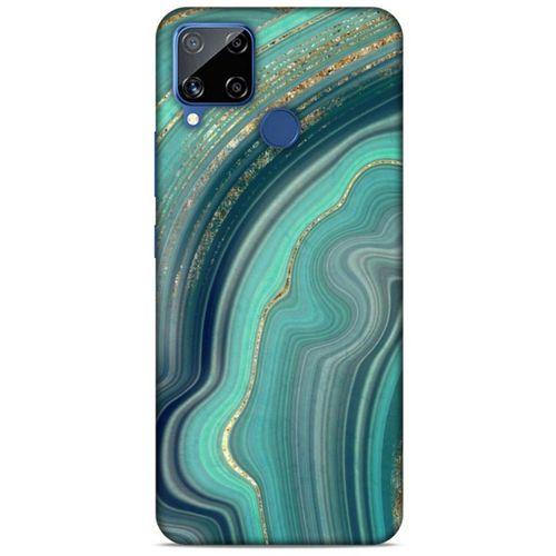 Realme C15 Uyumlu Kılıf Yeşil Delisi (6) Silikon Kılıf Tropikal orman yeşili