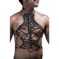 Erkek Lastik Göğüs Harness - Brfm192