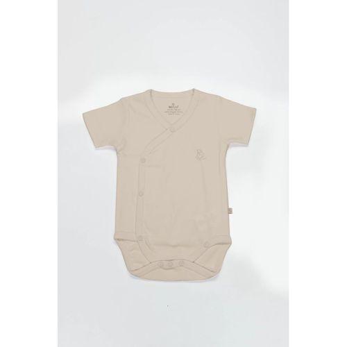 Bistyle Organik Natural Basic Style Kruvaze Yarım Kol Body Bs17101 Bej