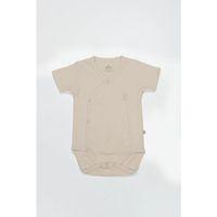 Bistyle Organik Natural Basic Style Kruvaze Yarım Kol Body Bs17101 Bej