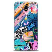 Samsung Galaxy J7 Pro / J730 Kılıf HD Baskılı Kılıf - Happy Vans + Tam Ekran Koruyucu