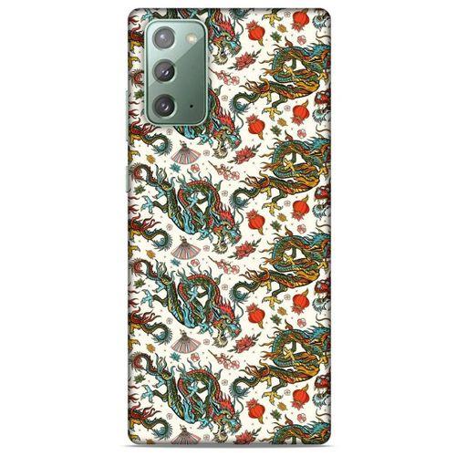 Samsung Galaxy Note 20 Kılıf Dragons (20) Koruyucu Kılıf Ejderha Japon