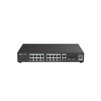 RUIJIE REYEE RG-ES220GS-P 16 PORT GIGABIT+2XGB RJ45/SFP UPLINK CLOUD L2 YÖNETİLEBİLİR 240W POE RACKMOUNT SWITCH