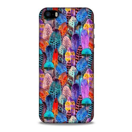 Apple Iphone 5S Kılıf Desenli Özel Seri Tüyler (39) Liquid Crystal Kılıf