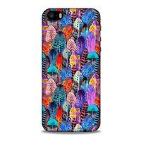 Apple Iphone 5S Kılıf Desenli Özel Seri Tüyler (39) Liquid Crystal Kılıf