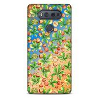 Frutix Kestane 01 LG K61 Kılıf Desenli Silikon