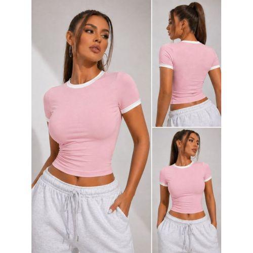 Kadın Yanı Lastik Detay Ribanalı Viskon Kumaş Bluz