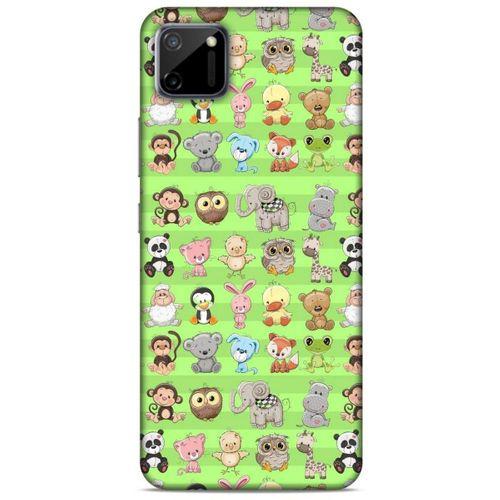 Animax Neşeli Hayvanlar Oppo Realme C11 Kılıf Desenli Silikon