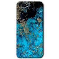 Realme C2 Kılıf HD Desen Baskılı Arka Kapak - Klas Mermer + Kırılmaz Cam