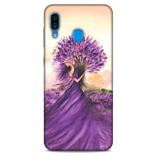 Y.Liva-2021 Özel Seri Lavanta Samsung Galaxy A30 Kılıf Silikon Kapak