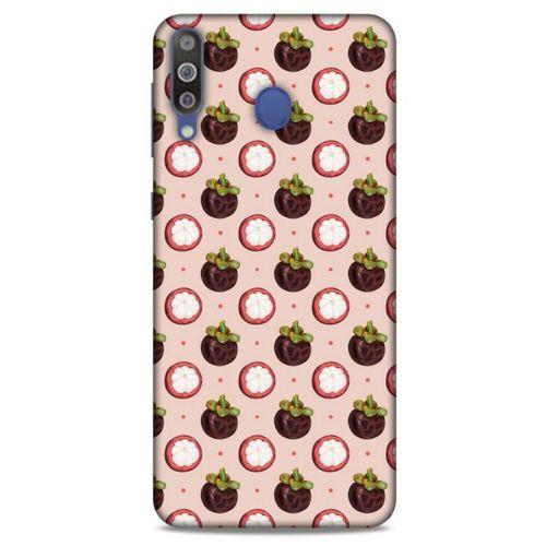 Frutix Mangosteen 03 Samsung Galaxy M30 Kılıf Desenli Silikon