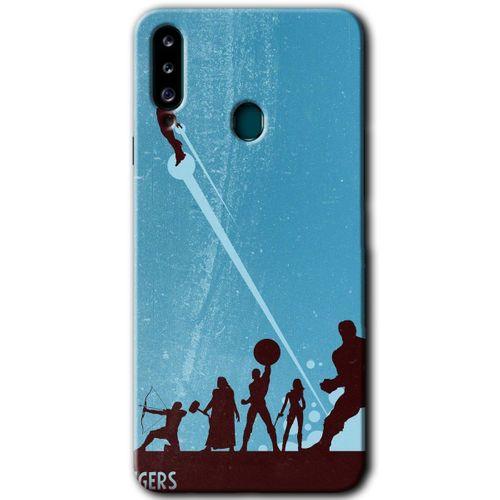 Galaxy A20s Kılıf HD Desen Baskılı Arka Kapak - Avengers Team