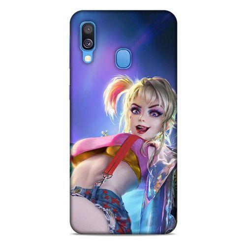 Samsung Galaxy A40 Uyumlu Kılıf Harley Quinn (6) Silikon Kılıf Lacivert