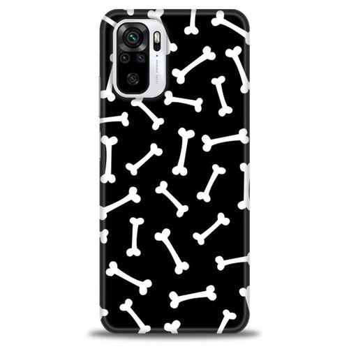 Xiaomi Redmi Note 10 Kılıf HD Baskılı Kılıf - Kemikler + Tam Ekran Koruyucu