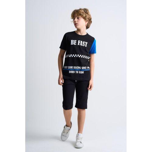 ALEXANDERGARDI Baskılı Çocuk T-shirt-Şort İkili Takım