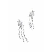 Zirkon Taşlı Küpe - Gümüş