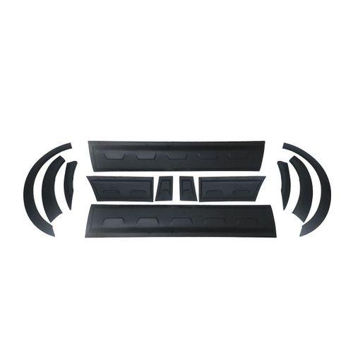 FORD TRANSIT 2002 Set 14 Parça Çamurluk Kaplama Siyah Mat Asa Kum Desen Uzun Şase