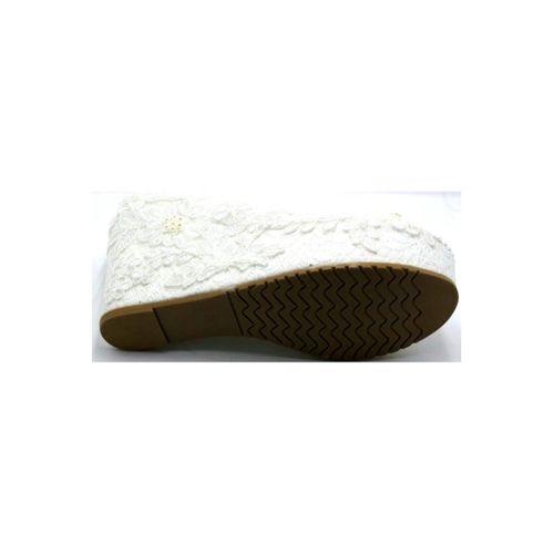 PUNTO 586343 Sedef Dolgu Taban Gelin Ayakkabısı