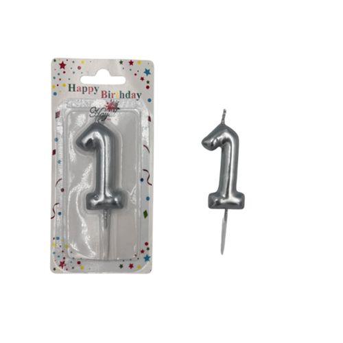 Mum Rakam 1 Yaş Gümüş Lüks