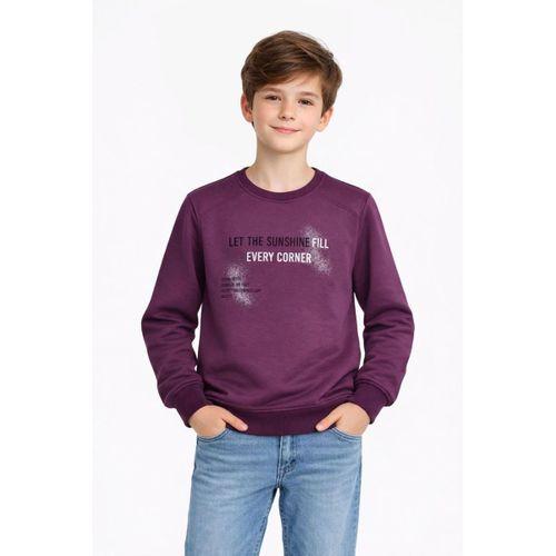 Erkek Çocuk Önü Arkası Baskılı Sweatshirt BGL-ST05231