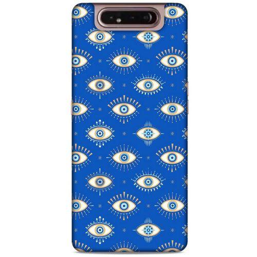 Nazarium (46) Desenli Silikon Kapak Samsung Galaxy A80 Kılıf
