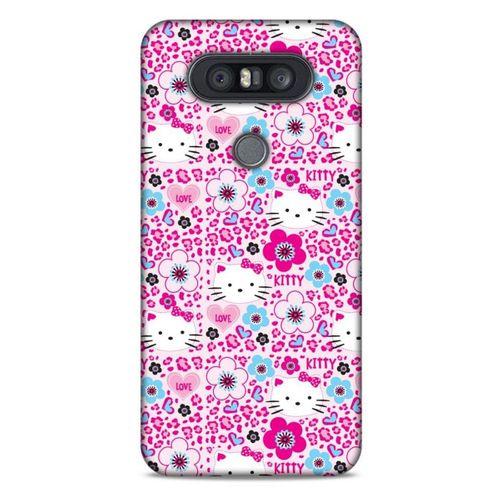 Lopard LG K41S - K51S Uyumlu Kılıf Kediler (2) Kabı Hello Kitty