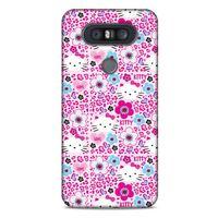 Lopard LG K41S - K51S Uyumlu Kılıf Kediler (2) Kabı Hello Kitty