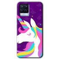 Realme 8 Pro Kılıf HD Desen Baskılı Arka Kapak - Unicorn Sleep