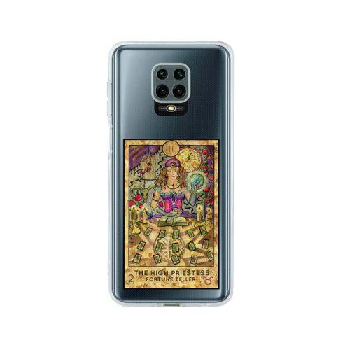 Redmi Note 9 Pro The High Priestess Desenli Premium Şeffaf Silikon Kılıf