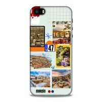 Lopard Apple Iphone 5S Uyumlu Kılıf Şehirli ※ (47) Mardin Crystal Flex Kılıf