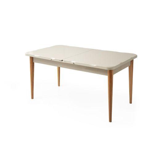 Duru Paris Mdf Lak Panel Açılır Yemek Masa Takımı 90x160