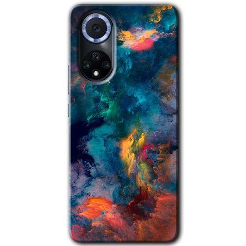 Huawei Nova 9 HD Baskılı Kılıf + 9D Tam Ekran Koruyucu - Color Storm