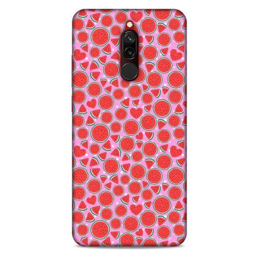 Xiaomi Redmi 8 Uyumlu Kılıf Pembe Delisi (30) Silicone Case Karpuz