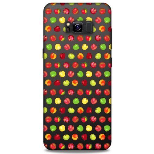 Frutix Elma 01 Samsung Galaxy S8 Plus Kılıf Desenli Silikon