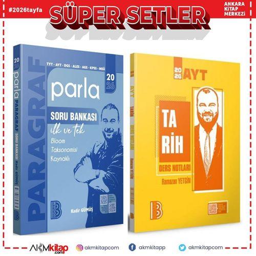 Benim Hocam AYT Tarih Video Ders Notları ve Parla Paragraf Soru Bankası Kitabı