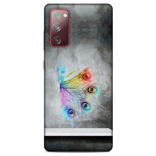 Samsung Galaxy S20 Fe Kılıf Desenli Özel Seri Tüyler (38) Neo Hybrid Kılıf