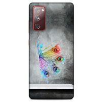 Samsung Galaxy S20 Fe Kılıf Desenli Özel Seri Tüyler (38) Neo Hybrid Kılıf