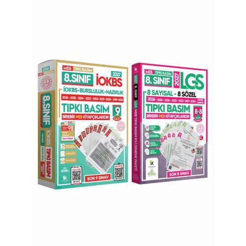 2026 8 Sınıf MEB LGS-İOKBS(BURSLULUK) Çıkmış Soru Tıpkı Basım 17li Deneme Paketi TG Video Çözümlü